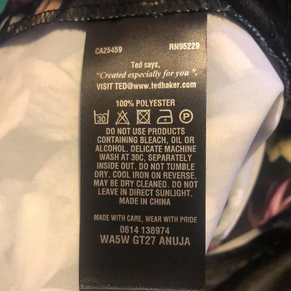 Ted Baker London Ethereal Floral Posie Print Trouser - Picture 6 of 6